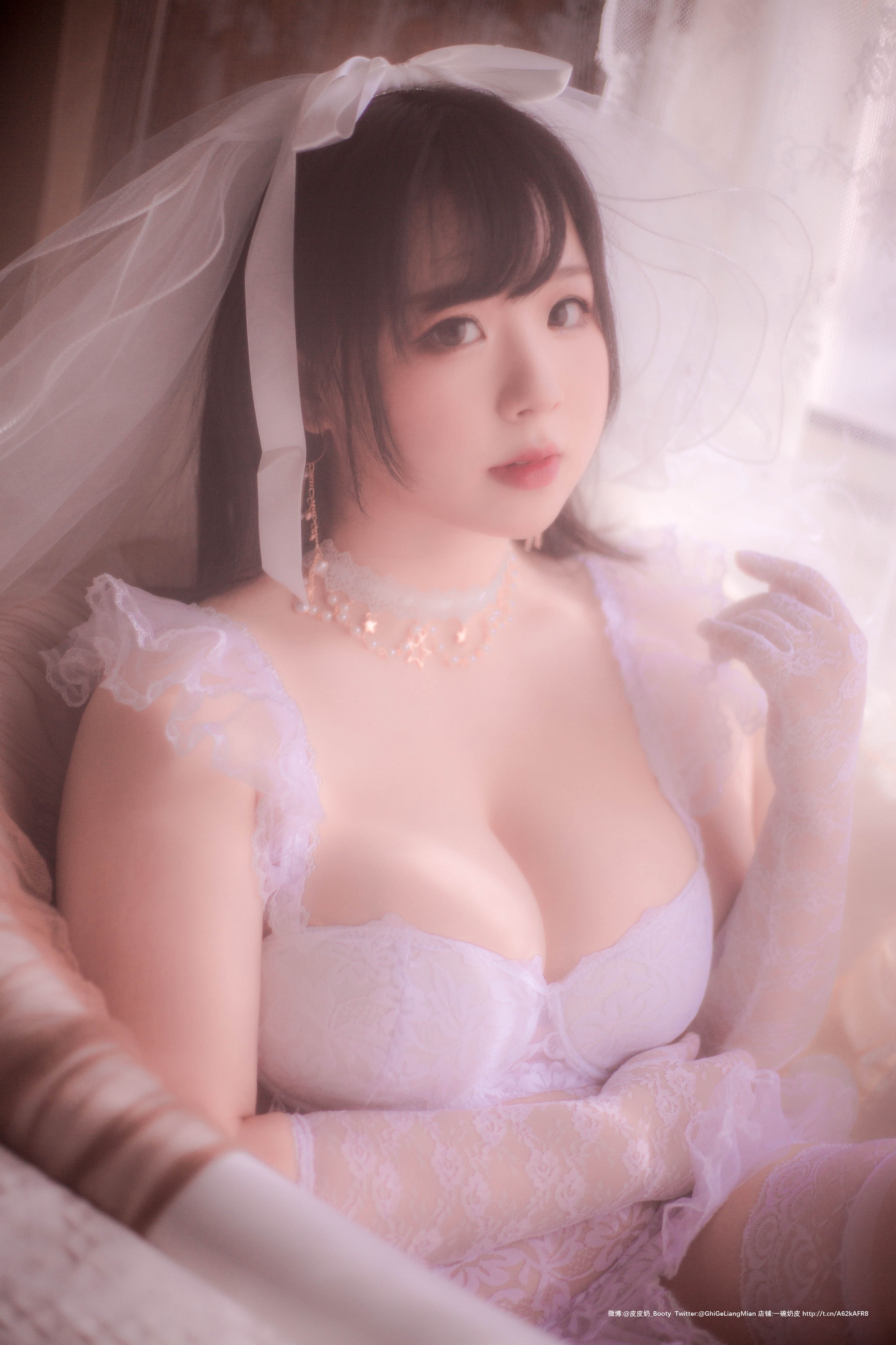 皮皮奶可可爱了啦 - NO.024 朦胧婚纱 [66P]-XikXak